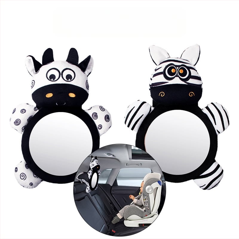 Aipinqi pūkų pliušinis automobilio veidrodžio žaislas kūdikiams 0–2 metų, pakuotė: OPP maišelis