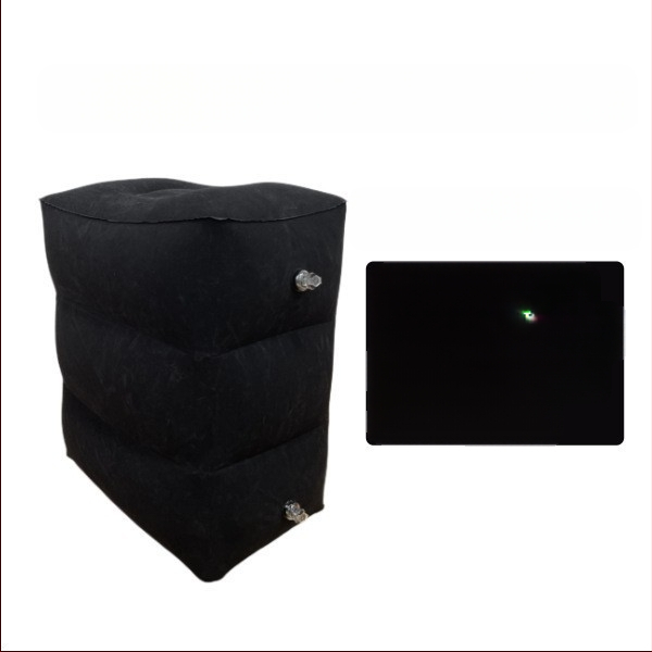 Φουσκωτή επιφάνεια ποδιών με PVC φλοκ, τριών στρώσεων κατασκευή, πάχος 0.25 mm, φορητή βάση ποδιών για ταξίδια HX0232