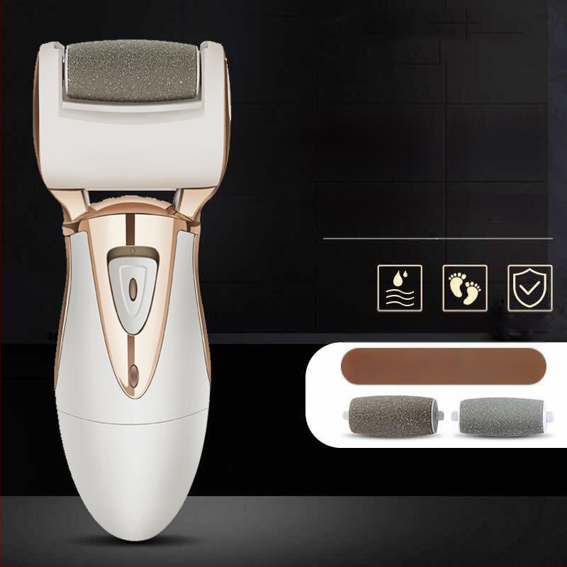 Elektrinis pėdų šlifuoklis JD505R – pašalina negyvą odą ir nuospaudas, pedikiūras pėdai, 5W galia, visiškai plaunamas korpusas (JD505R, 5W, visiškai plaunamas korpusas)