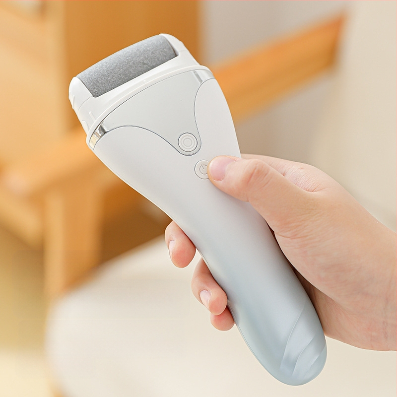 Elektrinis kojų šlifuoklis pedikiūrai, automatinis, pašalina kalusus ir negyvą odą, su pėdų šlifavimo akmeniu — Shaoshun
