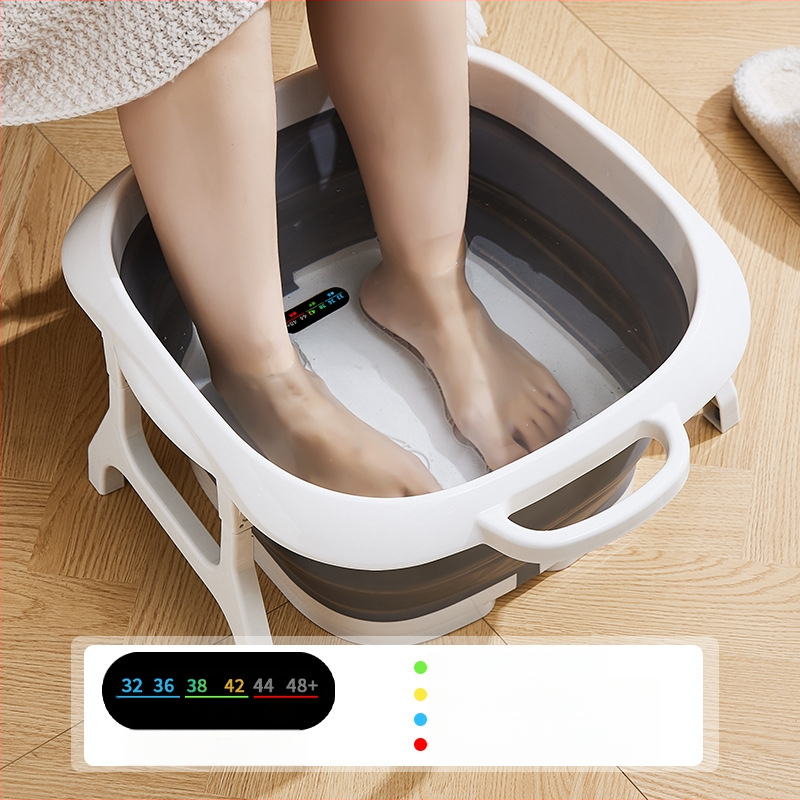 Sulankstoma kojų vonelė su masažu, plastikinė, Duofu, suaugusiems, kojų mirkyti