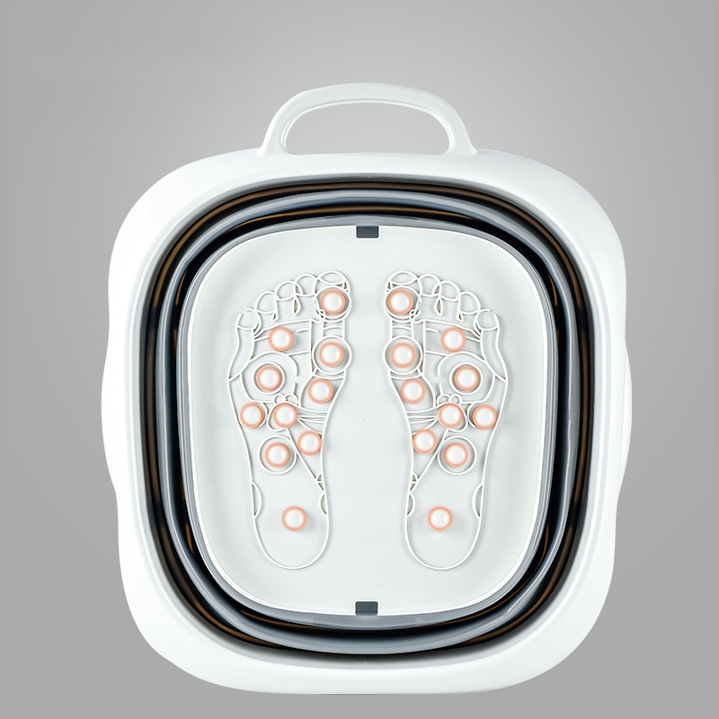 Sulankstoma kojų vonelė su masažu, plastikinė, Duofu, suaugusiems, kojų mirkyti