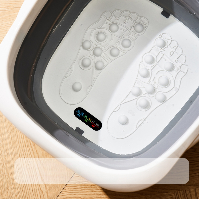 Sulankstoma kojų vonelė su masažu, plastikinė, Duofu, suaugusiems, kojų mirkyti