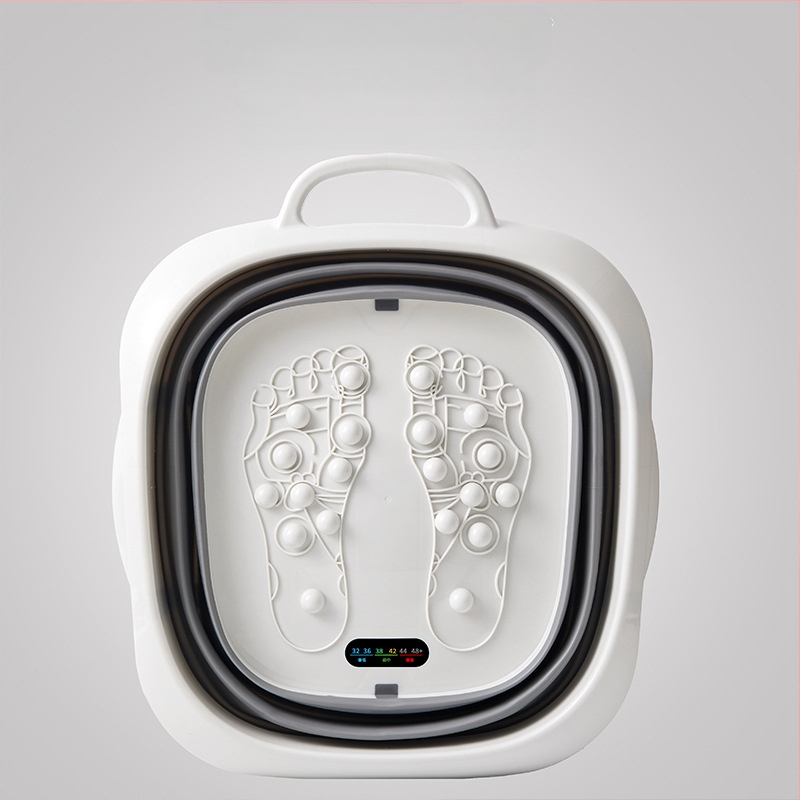 Sulankstoma kojų vonelė su masažu, plastikinė, Duofu, suaugusiems, kojų mirkyti