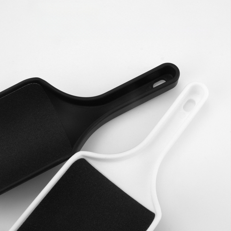 SHANG EN U-μορφής διπλής όψεως λίμα ποδιών με αμμοβολημένη επιφάνεια για αφαίρεση νεκρού δέρματος, εργαλείο περιποίησης ποδιών, ABS πλαστικό, 200 τεμάχια