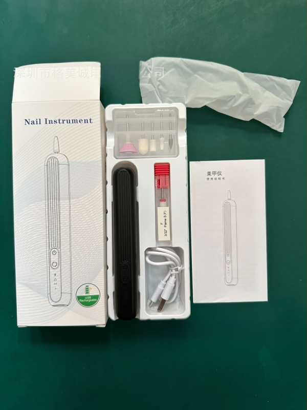 Nagu freza – nešiojama įkraunama piešik tipo elektrinė nagų freza, modelis M6, OEM ženklas, Shenzhen, Guangdong