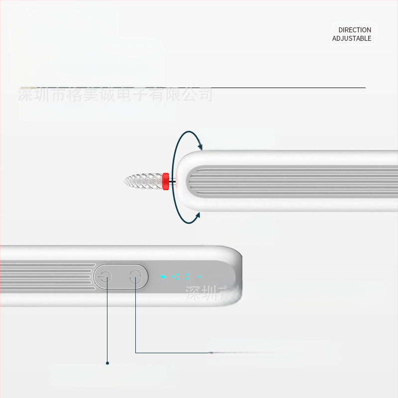 Nagu freza – nešiojama įkraunama piešik tipo elektrinė nagų freza, modelis M6, OEM ženklas, Shenzhen, Guangdong