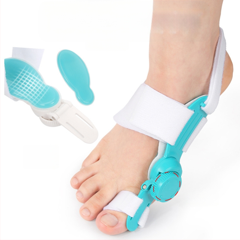 Didžiojo piršto atskyrėjas su reguliuojamu kampu; rėmas + aukštos kokybės audinys + mygtukas; modelis: trečios kartos mygtukas