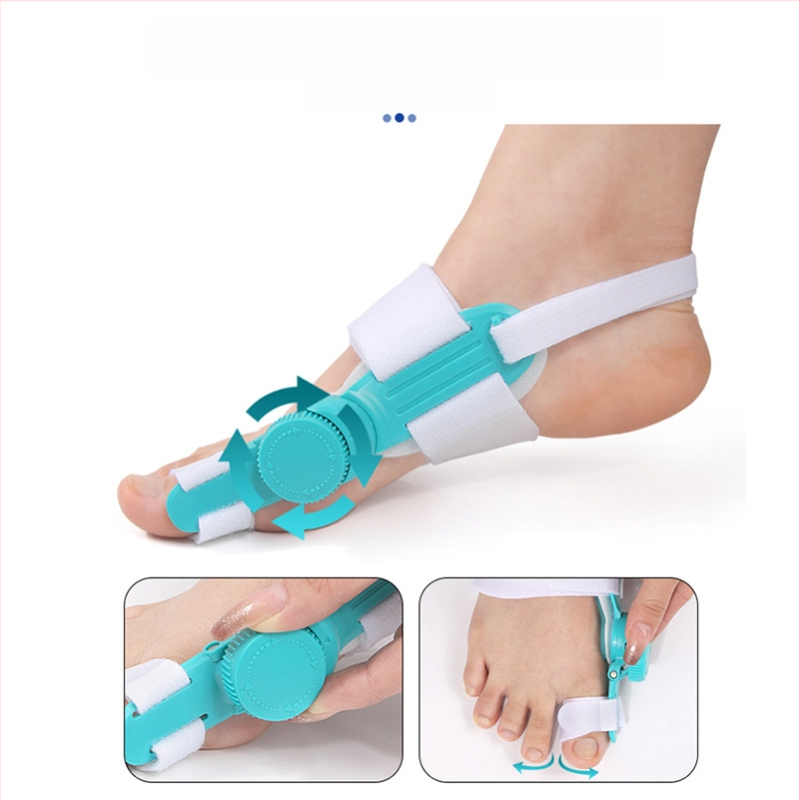 Didžiojo piršto atskyrėjas su reguliuojamu kampu; rėmas + aukštos kokybės audinys + mygtukas; modelis: trečios kartos mygtukas