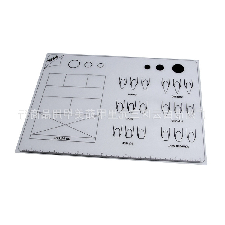 Silikoninė užpildymo pagalėlė manikiūrui – nagų lipdukų spaudimo įrankiai, kilmė Guangzhou, pakuotė 200 vnt, grynasis svoris 130 g, galiojimo laikas 24 mėn