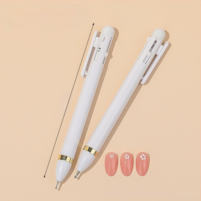 Nail art 4-in-1 gręžimo pieštukas su karoliukais ir deimantų dekoru, pasukamas įrankis su ilga plastiko rankena