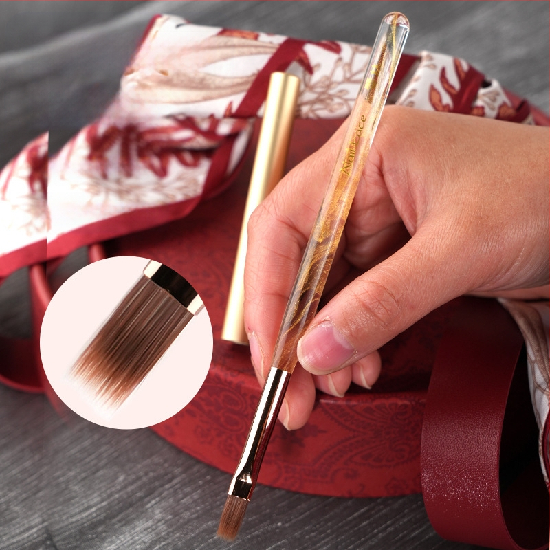 Manikiūro smudge pieštukas – medinės rankenos, nešiojamas, komplektas 1 vnt, Mirror Makeup prekės ženklas, kilmė Jiangxi