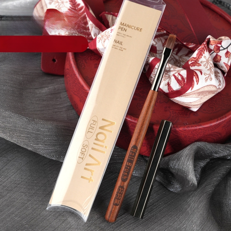 Manikiūro smudge pieštukas – medinės rankenos, nešiojamas, komplektas 1 vnt, Mirror Makeup prekės ženklas, kilmė Jiangxi