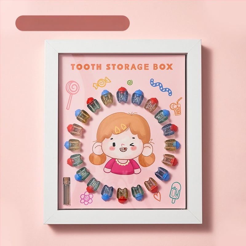 Medinė pieninių dantų laikymo dėžutė vaikams 4-6 metų; 3C kategorija: Kitos žaislai iki 14 metų