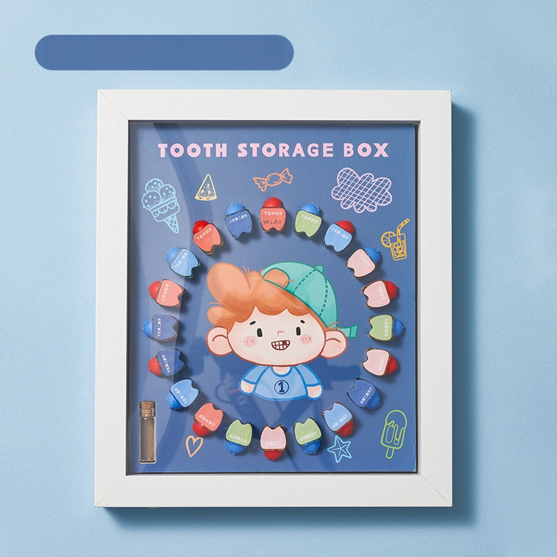 Medinė pieninių dantų laikymo dėžutė vaikams 4-6 metų; 3C kategorija: Kitos žaislai iki 14 metų