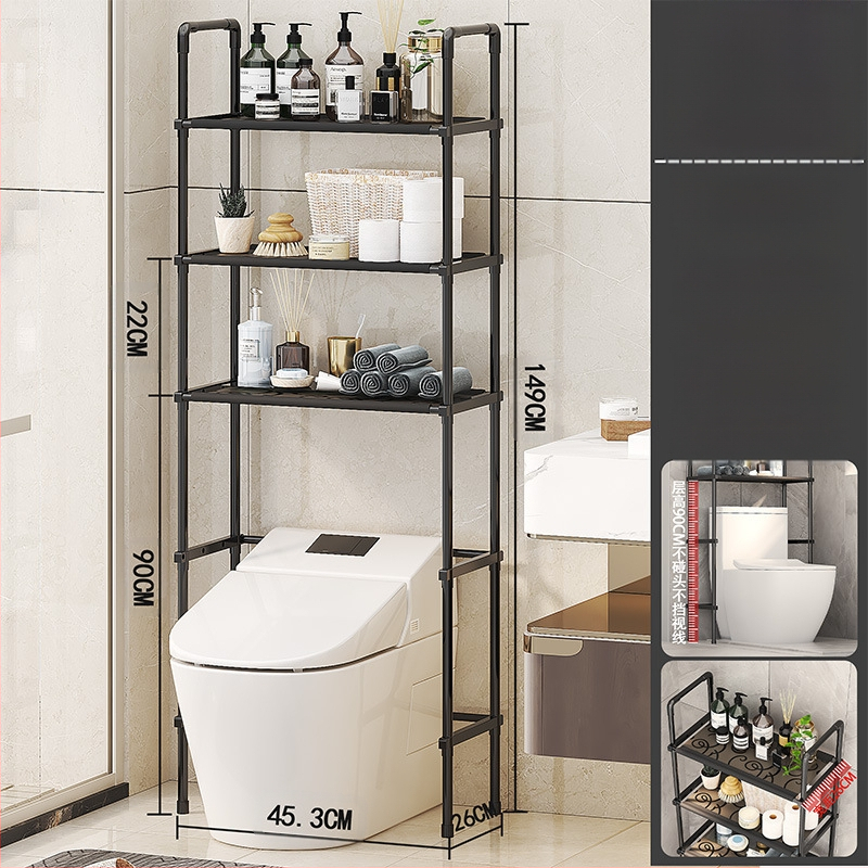 Leap 3-slojni stalak za skladištenje, bojane cijevi, plastični dijelovi i PVC ploča, ugradnja na pod