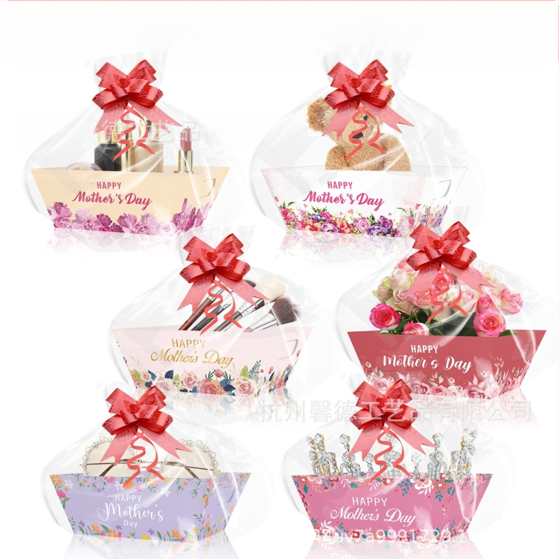 Dovanų įpakavimas su popieriniu krepšeliu; Medžiaga: kompozitinės medžiagos; Ženklas: Xin delie; Specifikacijos: 250 g kartonas; Išskirtinis įpakavimas: dovanų įpakavimas