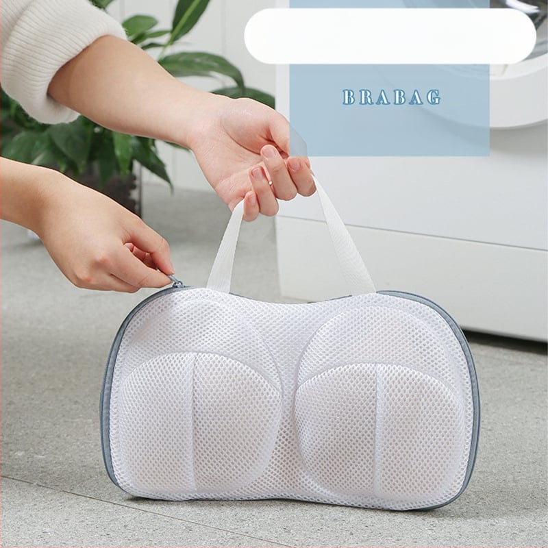 Mazgāšanas maisiņš krūšturiem – režģveida sieta, pret deformāciju, poliesteris, 2023. gada modelis