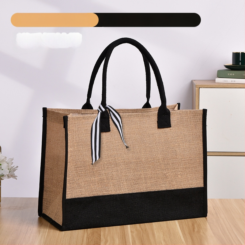 Modernus laminuotas kanvaso pirkinių krepšys su logotipo spausdinimu – didelė talpa, UV skaitmeninis spausdinimas ir serigrafija