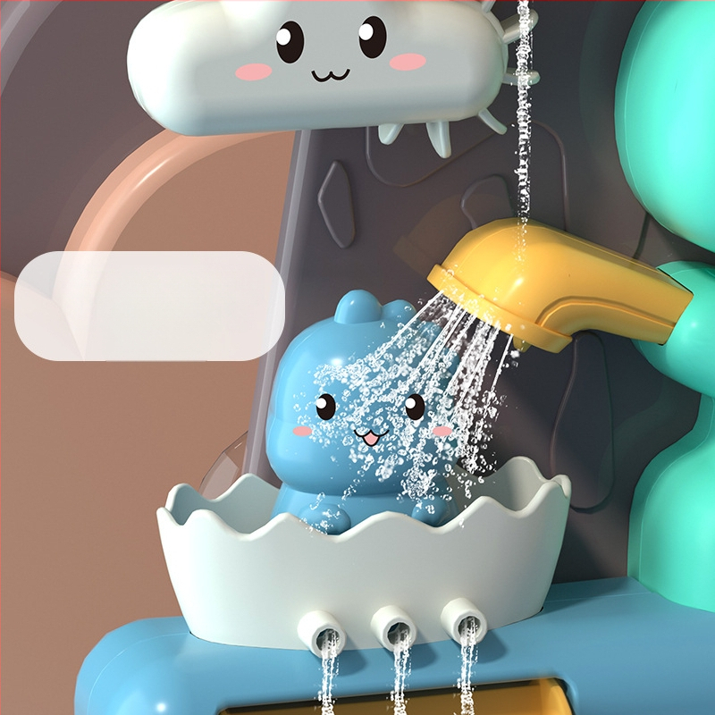 Kupaonske igračke – dinosaurska glazbena vrteća se igračka za kupanje, plastična za djecu 4–6 godina