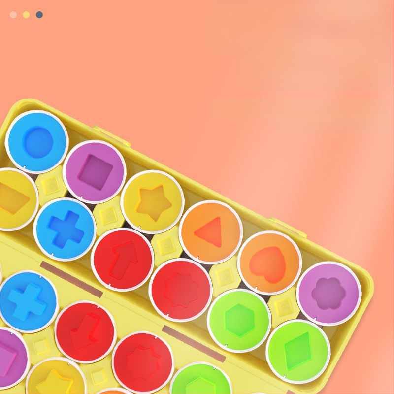 Montessori formų atitikimo kiaušinių dėlionė – plastikas, Shang Yu ženklas, daugiafunkcinė, OEM logotipo pritaikymas, tinkama vaikams 4–6 metų