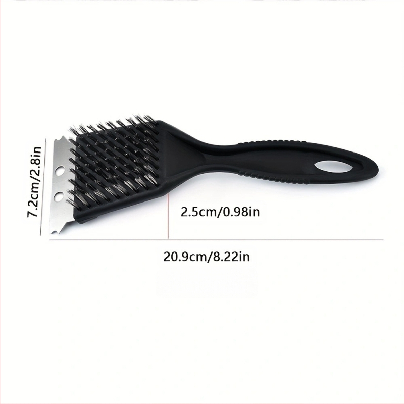 KN Nerūdijančio plieno šepetėlis griliui – tinkamas grotelėms ir orkaitėms