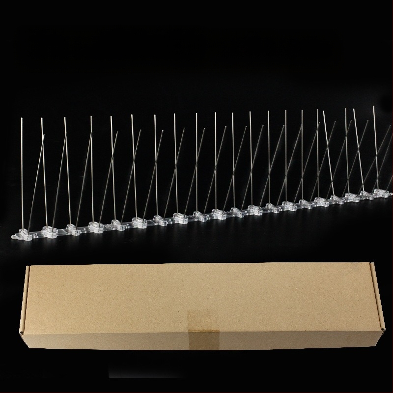 Paukščių atbaidymo spygliai sodui su plastine baze ir 304 nerūdijančio plieno adatomis, tvirti ir patvarūs – Gold Hammer