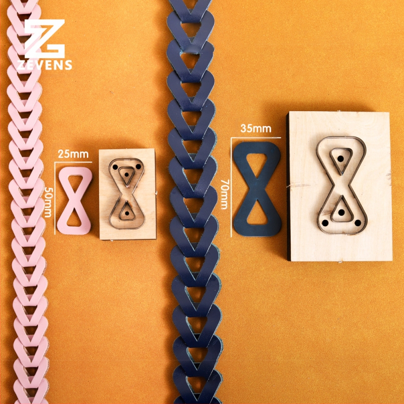 Σακίδιο με καλούπι μαχαιριού για κοπή δέρματος — χειροποίητη ραφή, εξοικονόμηση αποβλήτων, φορητό κιτ επεξεργασίας δέρματος