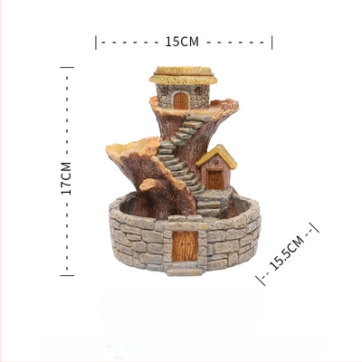 Pastorališkas kabinamas mini peizažo vazonėlis sukulentams