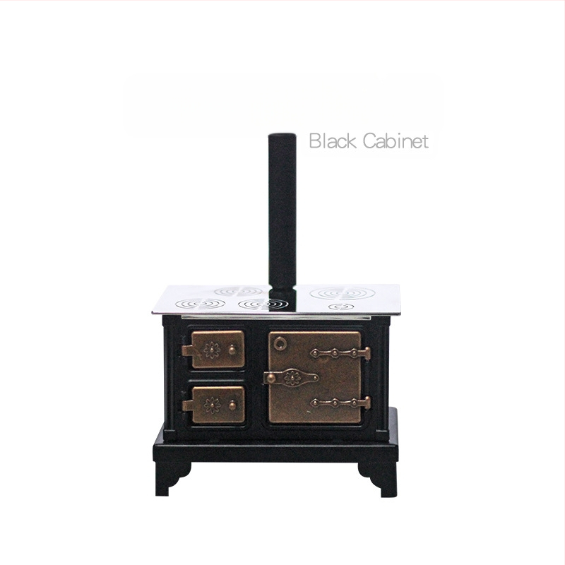 Miniatiūriniai lėlių namų aksesuarai: Vakarų virtuvė, Retro stilius, mini viryklė ir spintelė; Prekės ženklas: Little Mikey House; Medžiaga: lydinys; Apdorojimo pritaikymas: Taip; Apdorojimo būdas: Pavyzdinė pritaikymas; Amžiaus riba: 15-17 metų