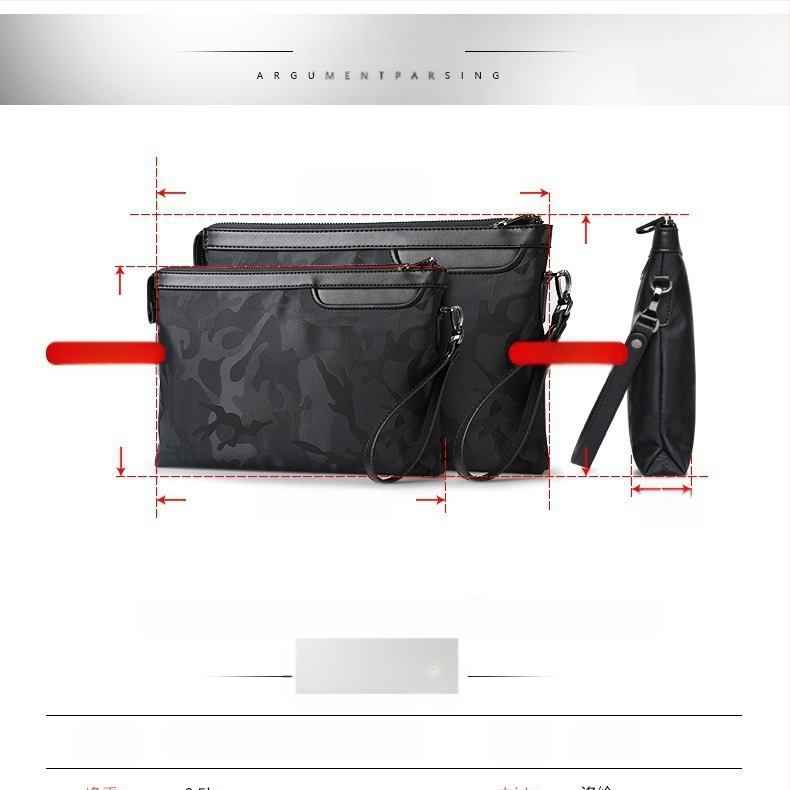 Vyrų odinė klučo rankinė, kamufliažo raštas, modelis 17056, poliesterio pamušalas, kvėpuojanti