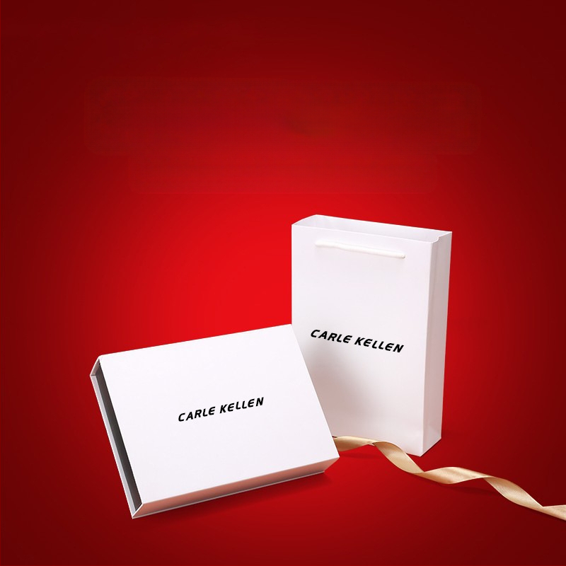 CARLE KELLEN Унисекс дълъг портфейл - естествена кожа, първи слой телешка кожа, ултралек, модел 50002