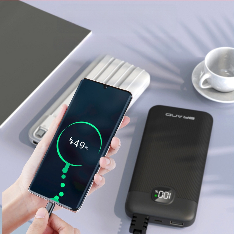 Nešiojama išorinė baterija - PD 22.5W greitas įkrovimas, 10000mAh, QC3.0, Li-ion polimeras, modelis S330W