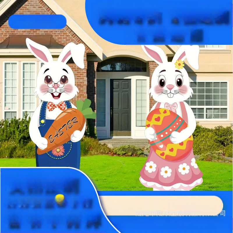 Προσαρμοζόμενη PP πλαστική πλάκα για σήματα κήπου και αυλής για Χριστούγεννα, Χάλογουεν, Πάσχα και άλλες γιορτές