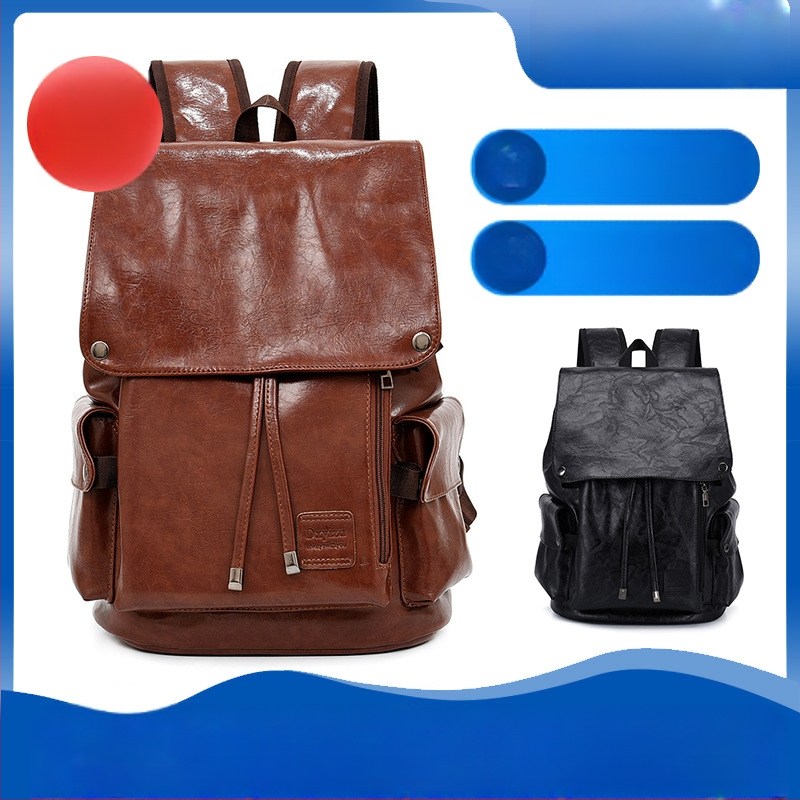 PU nahast seljakott suure mahutavusega 36-55 L, sülearvutiga sobiv, polüestervooder, kõverad õlarihmad