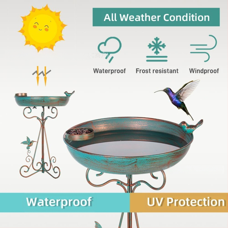 Metalinė lauko paukščių vonelė – sulankstoma geležies amatas, Jingyang JY-135