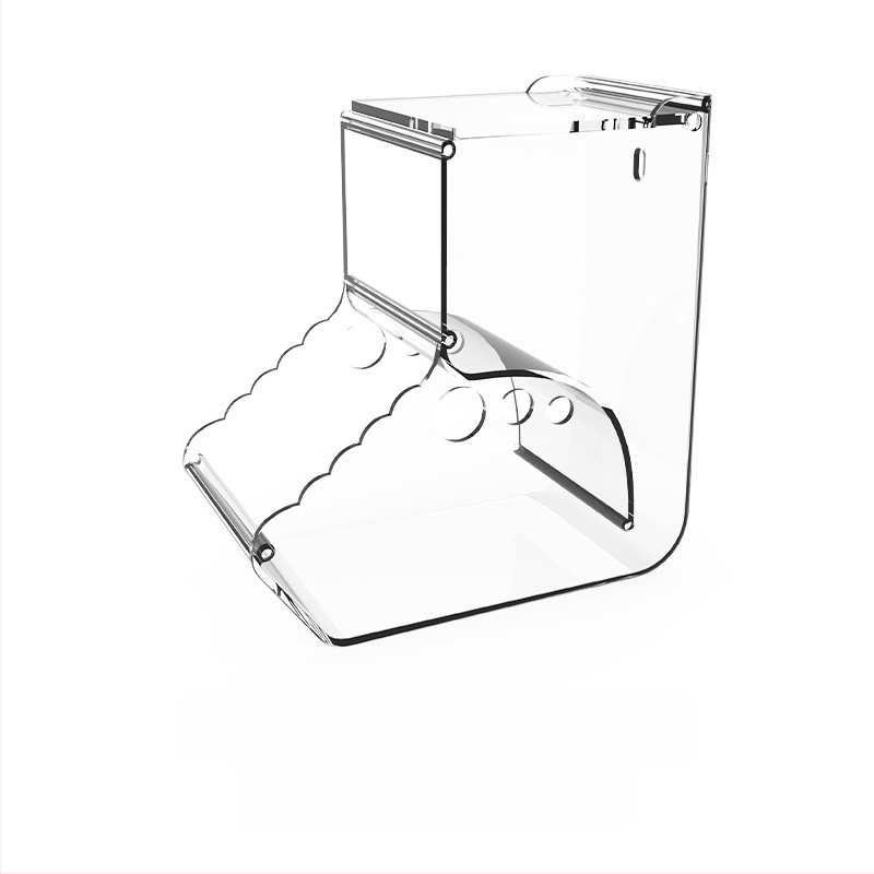 Akrilinė automatinė šėrimo sistema mažiems augintiniams – įtvirtinama narve, tinkama mažiems augintiniams