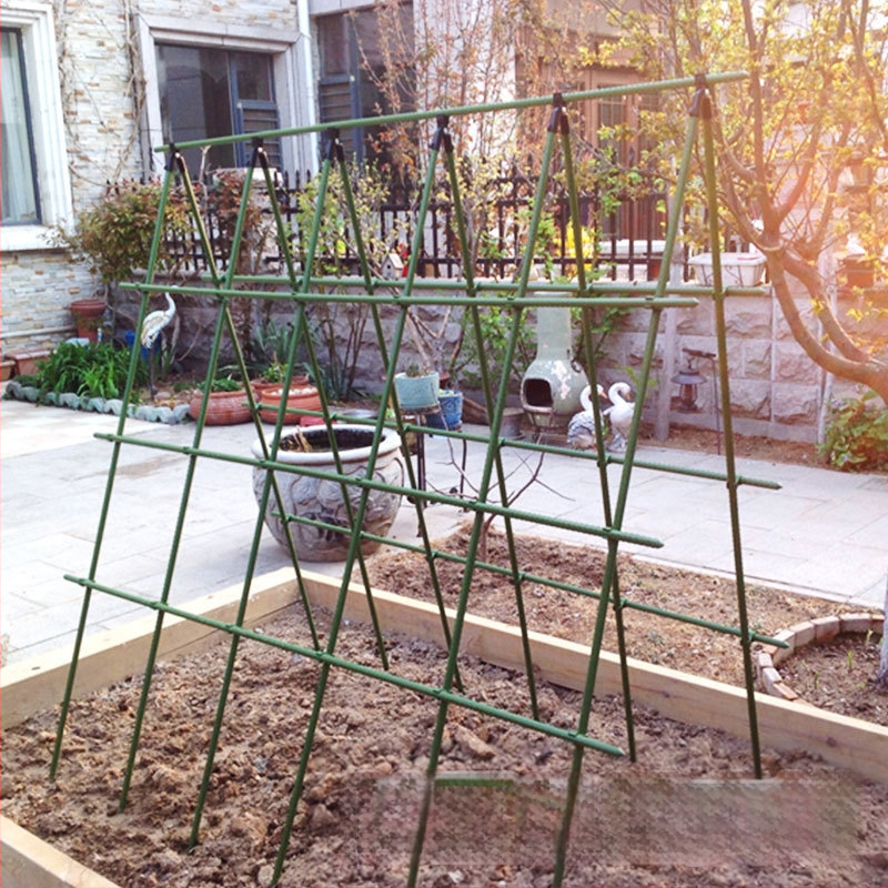 Metalinė kopimo rėmas sode, pastorinis stilius, derinamas naudojimas