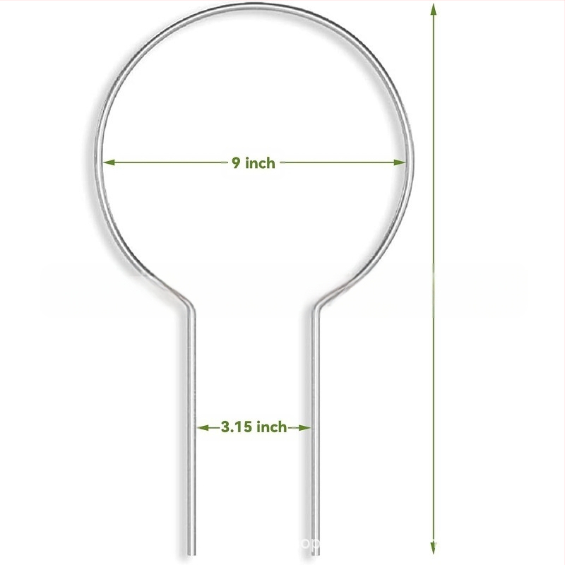 Sodinimo dekoratyviniai papuošalai – akrilo augalų atramos žiedas (Medžiaga: akrilas; Paskirtis: augalų atramos žiedas; Tipas: sodo dekoratyviniai papuošalai)