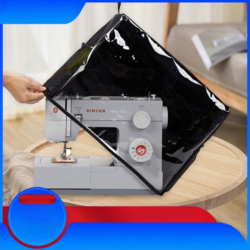 Šujmašīnas vāciņš, 600D poliesters + caurspīdīgs PVC, universāls aizsargs, pielāgošana pieejama, Hua ran zīmols