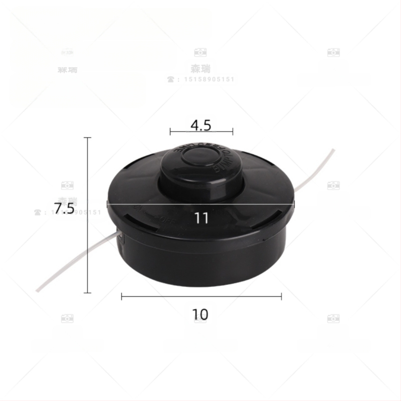 Pakeičiamos dalys vejapjovei — aliuminio pjovimo diskas ir plastikiniai komponentai sodo įrankiams