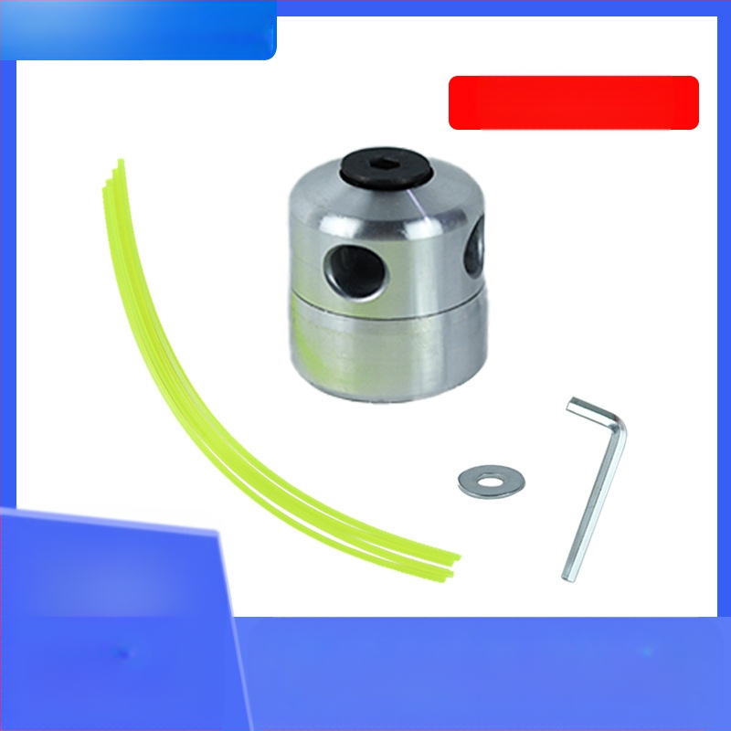 Žolės pjovimo galva – matinė aliumininė stiebelė, cilindrinis aliuminio korpusas, nepajudinamas daugiasluoksnis aliumininis cilindras, atsparus kritimui ir patvarus