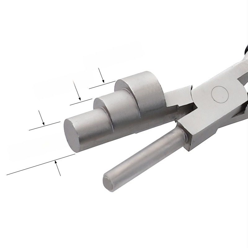 RUITOOL juvelyrinių replės – mini 3-in-1, smaili burna, žnyplių galvos ilgis 80 mm, svoris 206 g