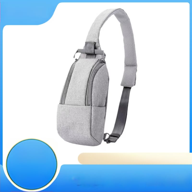 Crossbody rankinė kasdieniam naudojimui — miesto paprastas stilius, Oxford audinys, vienspalvė, poliesterio pamušalas, telpa 8 colių nešiojamąjį