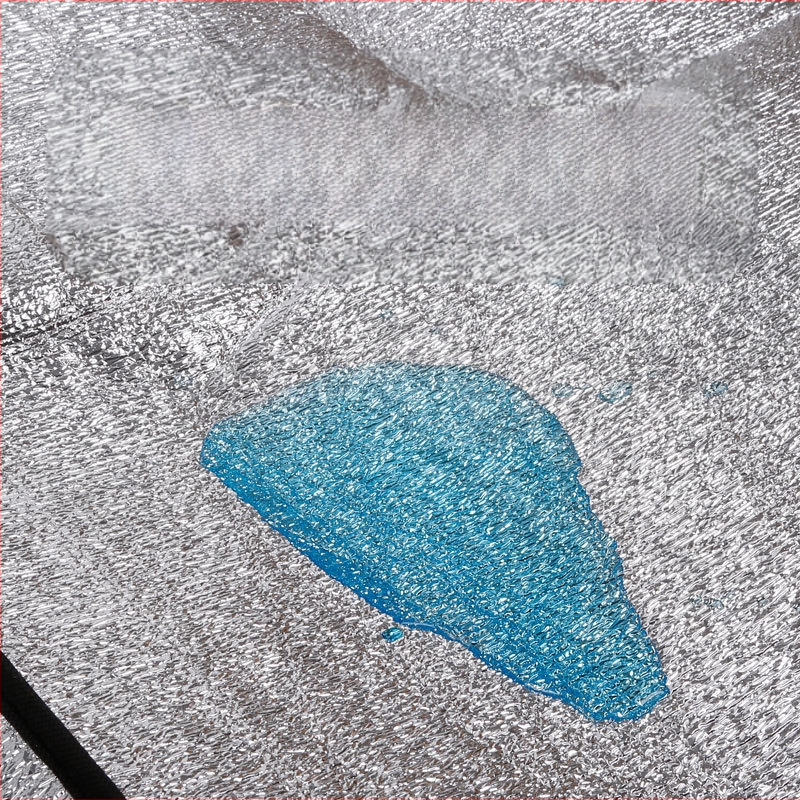 Liels ārējs telts matrača ar EVA alumīnija foliju, biezināts mitrumizturīgs un ūdensizturīgs, piemērots vairākiem cilvēkiem, modelis HW-D1676, audums: vidējā PE putas + divas puses alumīnija folija