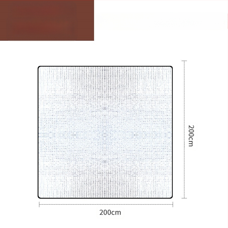 Alumīnija plēves EVA kempinga paklājs — abpusēji mitrumizturīgs, ūdensizturīgs, aukstumizturīgs; svars 0,3 kg; piemērots 4-8 personām