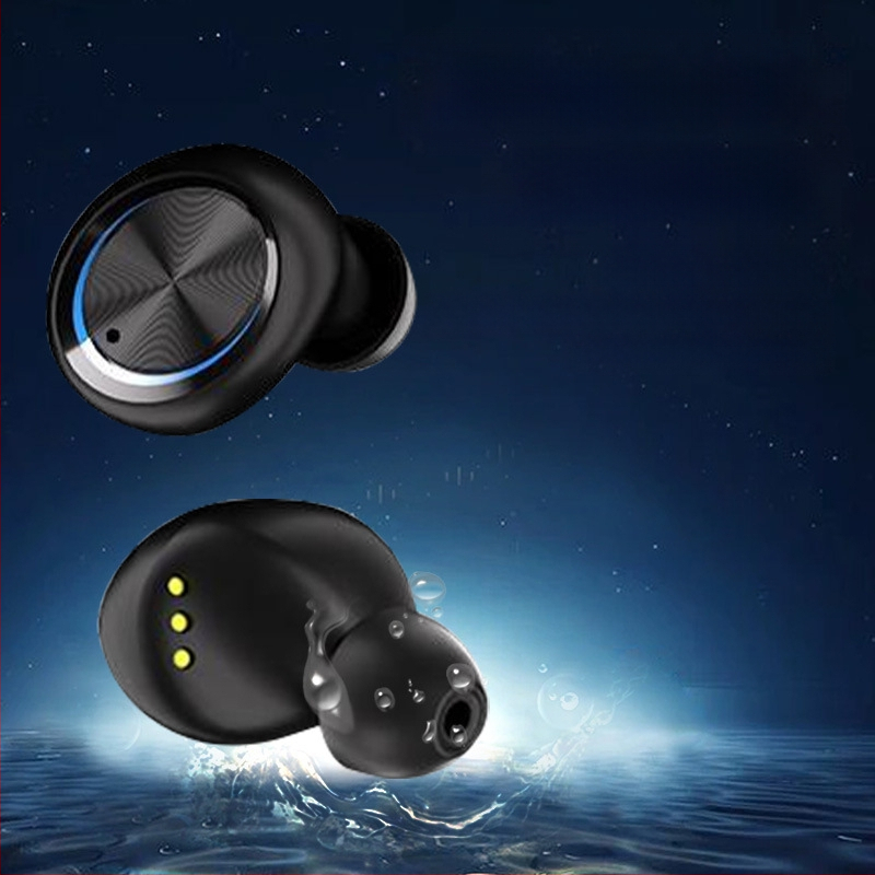 H66 истински безжични гейминг слушалки, в ухото стерео, Bluetooth 5.3, IPX7 водоустойчиви, над 8 часа живот на батерията, NFC и цифров дисплей