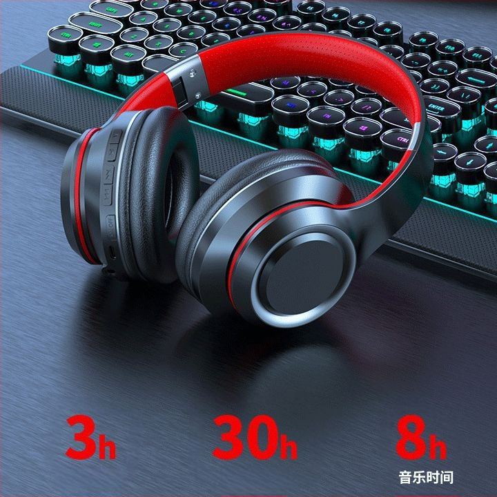 DR90 Belaidės Bluetooth ausinės su aktyvia triukšmo mažinimo technologija, kaulų laidumo technologija, žema latentica e-sporto žaidimams, Bluetooth 5.3, veikimo laikas daugiau nei 8 valandos