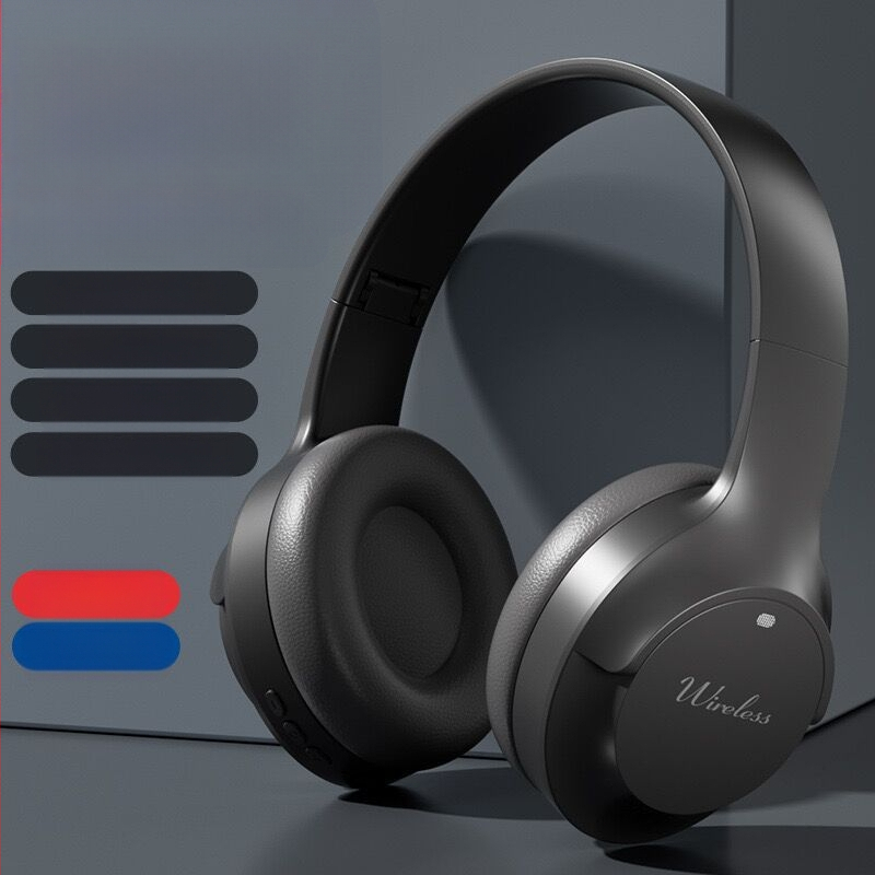 Sportinės belaidės Bluetooth ausinės su galvos juosta, BT 5.3, 10 m diapazonas, stereo garsas, IPX3, 0–4 h baterijos veikimas