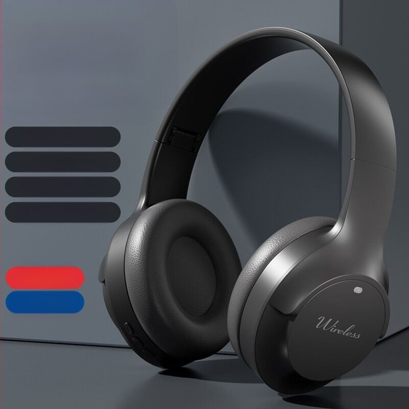 Sportinės belaidės Bluetooth ausinės su galvos juosta, BT 5.3, 10 m diapazonas, stereo garsas, IPX3, 0–4 h baterijos veikimas